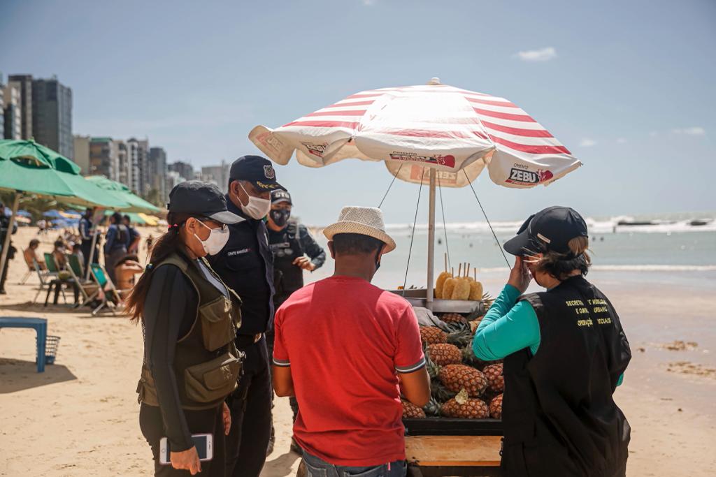 Fiscalização na praia