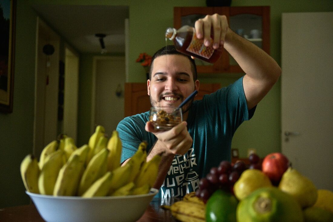 Para Hugo, a dieta não vai ser só uma promessa de ano novo, mas sim de vida