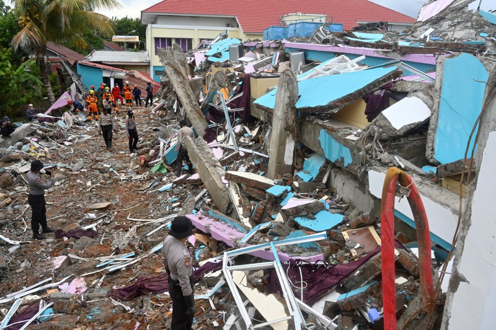 Tremor de terra registrado na última sexta-feira (15) na Ilha de Celebes, na Indonésia