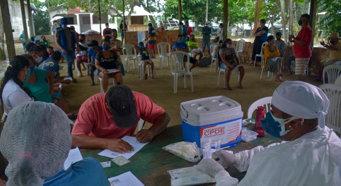 Testes RT-PCR em Manaus