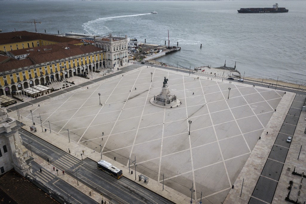 Praça do Comércio, em Lisboa