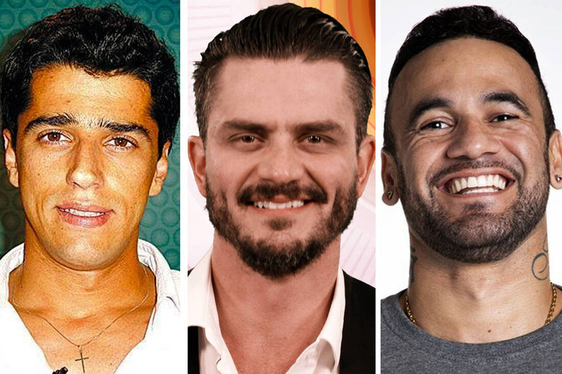 Alguns dos vilões do BBB - Alberto Pimentel (BBB7), Marcos Härter (BBB17) e Hadson Nery (BBB20)