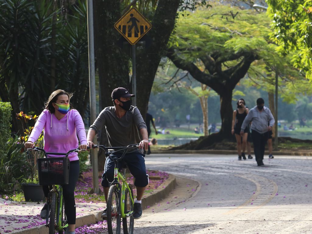 Lazer em parque de SP