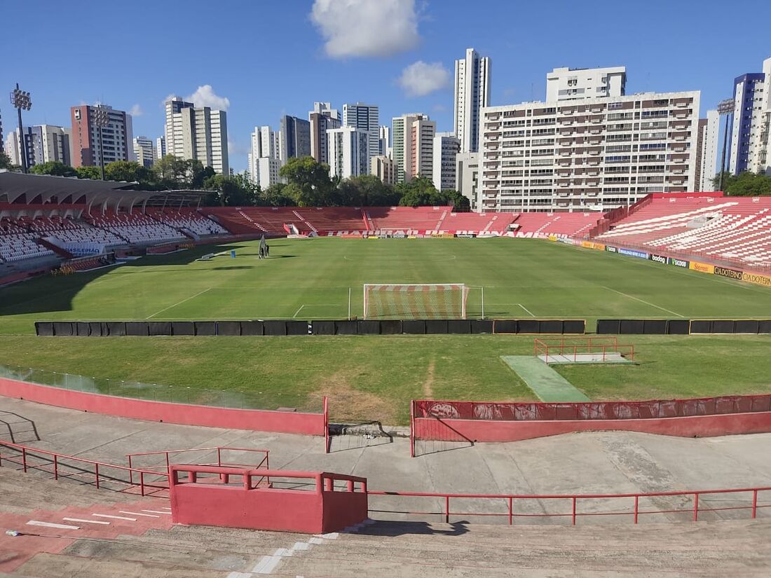 Estádio dos Aflitos, no Recife