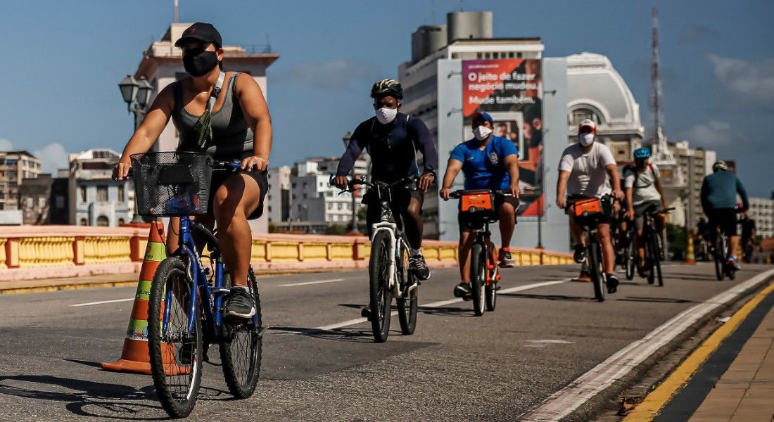 No domingo (02), o percurso estará disponível normalmente para quem quiser pedalar no Recife