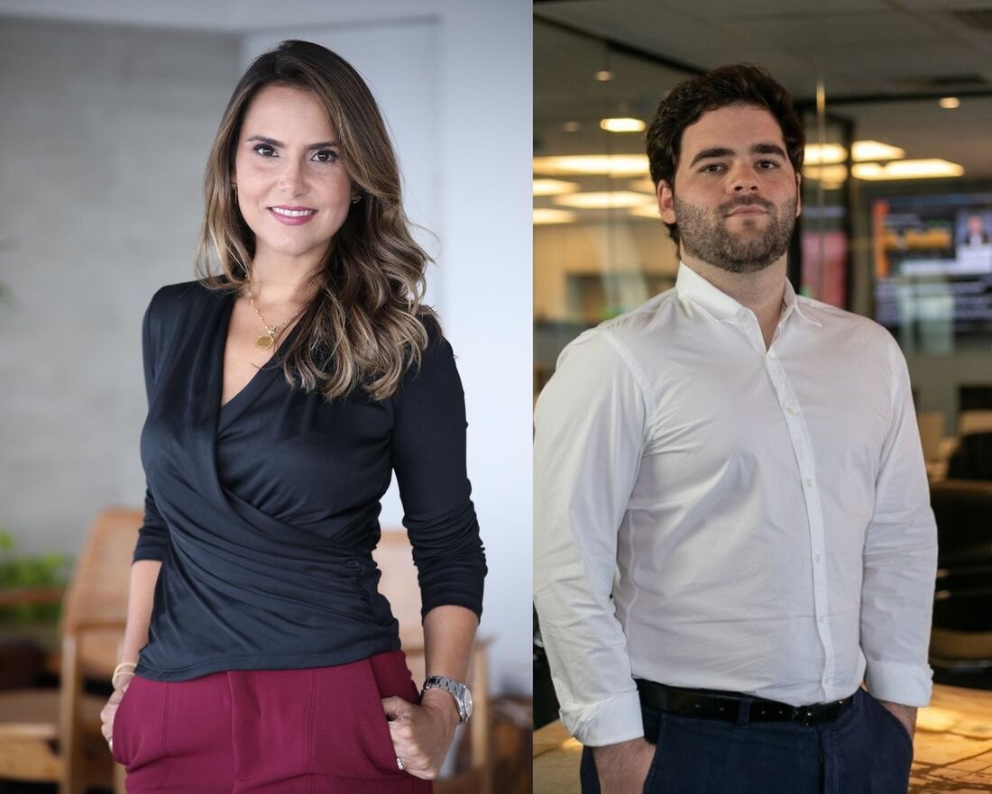 Camila Haeckel do Inspiração Invest e Rafael Watts assessor de investimentos, sócio da Athena-BGA