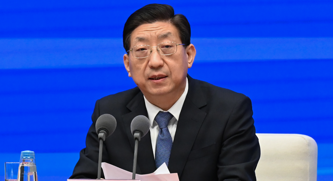 O vice-ministro da Comissão Nacional de Saúde chinesa, Zeng Yixin