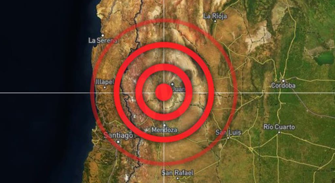 O sismo aconteceu às 23h46 locais na segunda-feira com epicentro em Pocitos