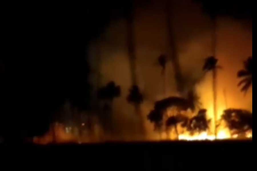 Incêndio na Mata do Cupe