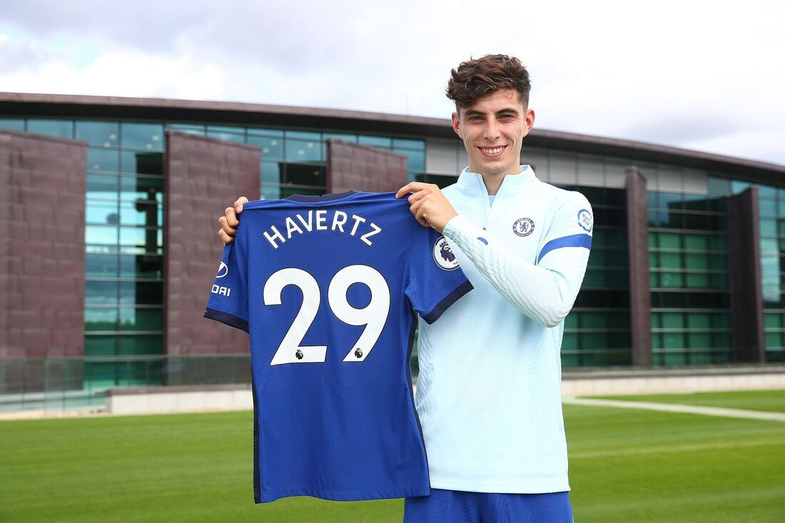 A transferência do alemão Kai Havertz, do Bayer Leverkusen para o Chelsea, foi a mais cara de 2020.