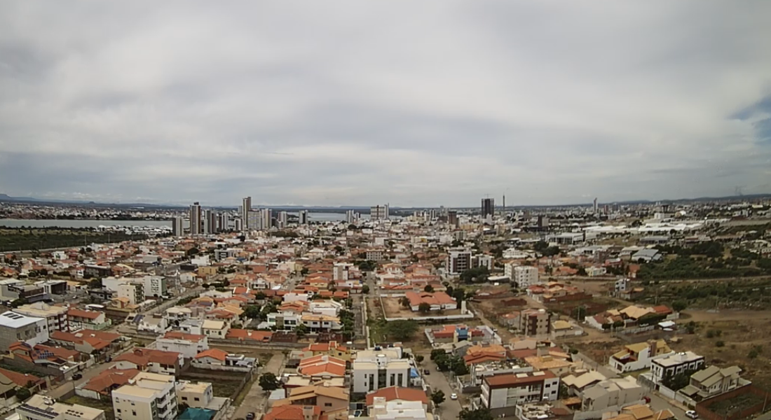 Tempo nublado em Petrolina, no Sertão de Pernambuco