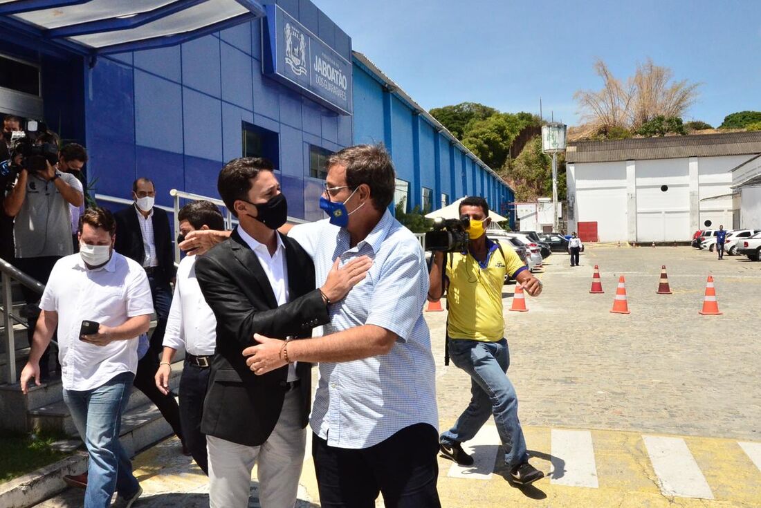 Visita do ministro do Turismo, Gilson Machado, ao Complexo Administrativo da Prefeitura de Jaboatão