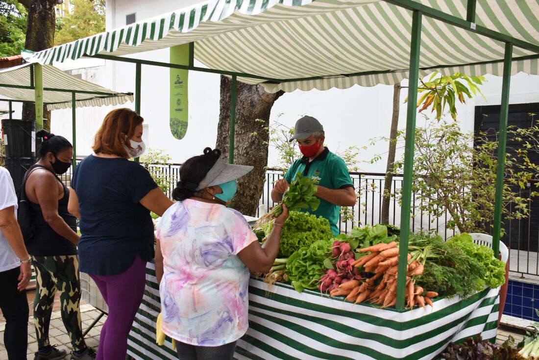 Feira de produtos orgânicos