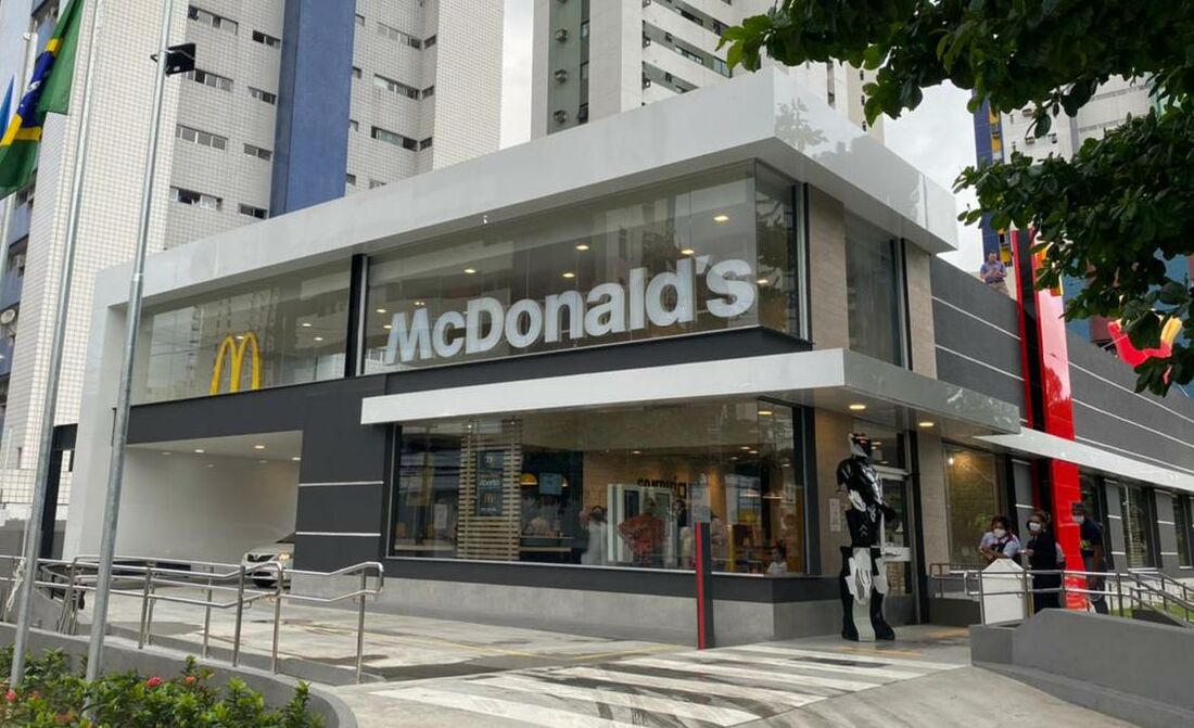 Unidade da McDonald's na Avenida Rui Barbosa