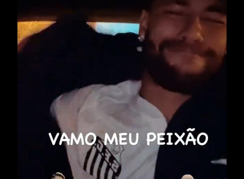 Neymar em vídeo publicado no Instagram