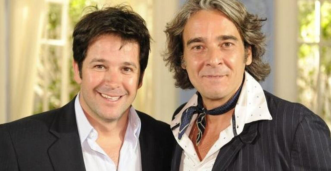 Murilo Benício e Alexandre Borges em 'Ti ti ti'