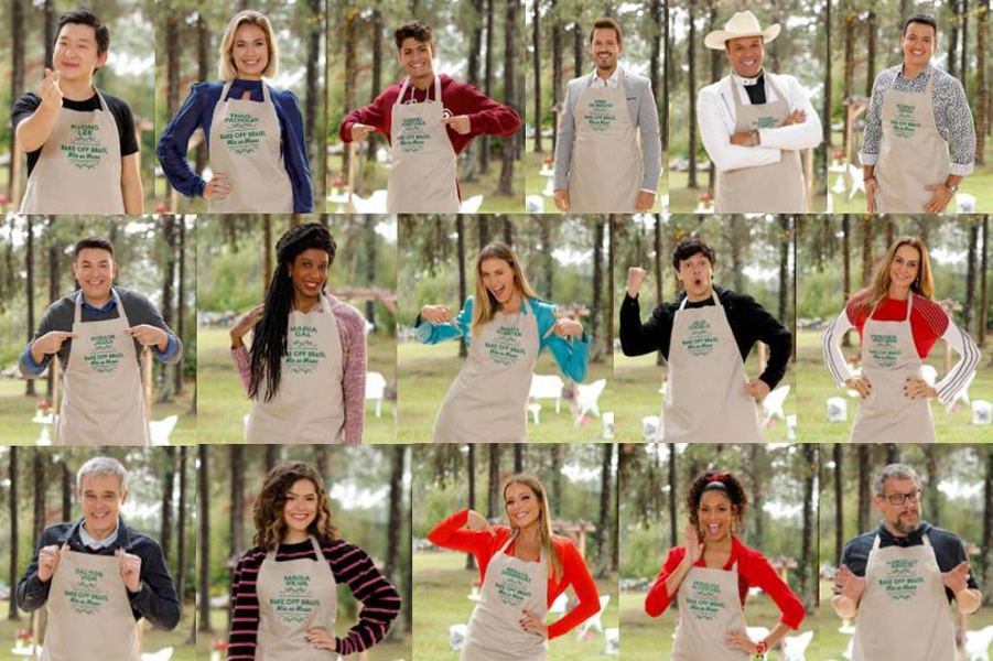 Famosos participam do Bake Off Brasil - Celebridades (SBT)