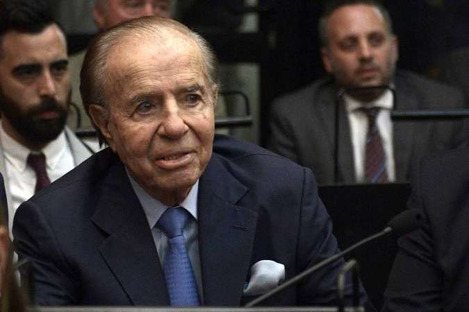 Ex-presidente da Argentina, Carlos Menem