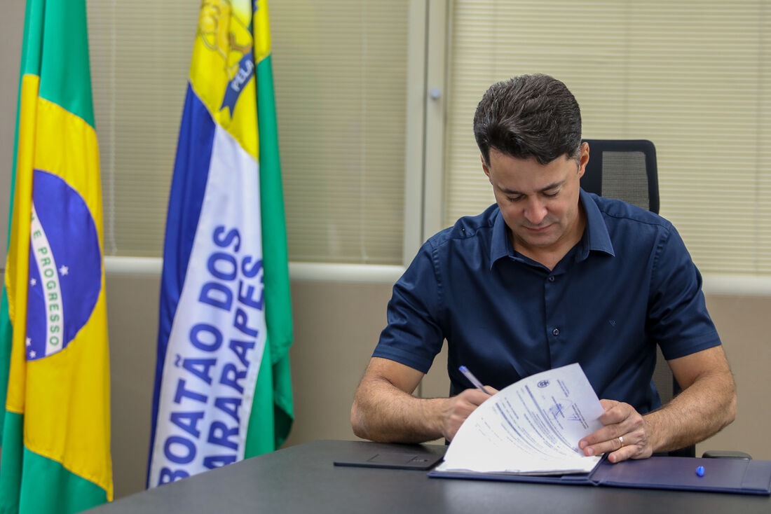 O prefeito de Jaboatão dos Guararapes, Anderson Ferreira