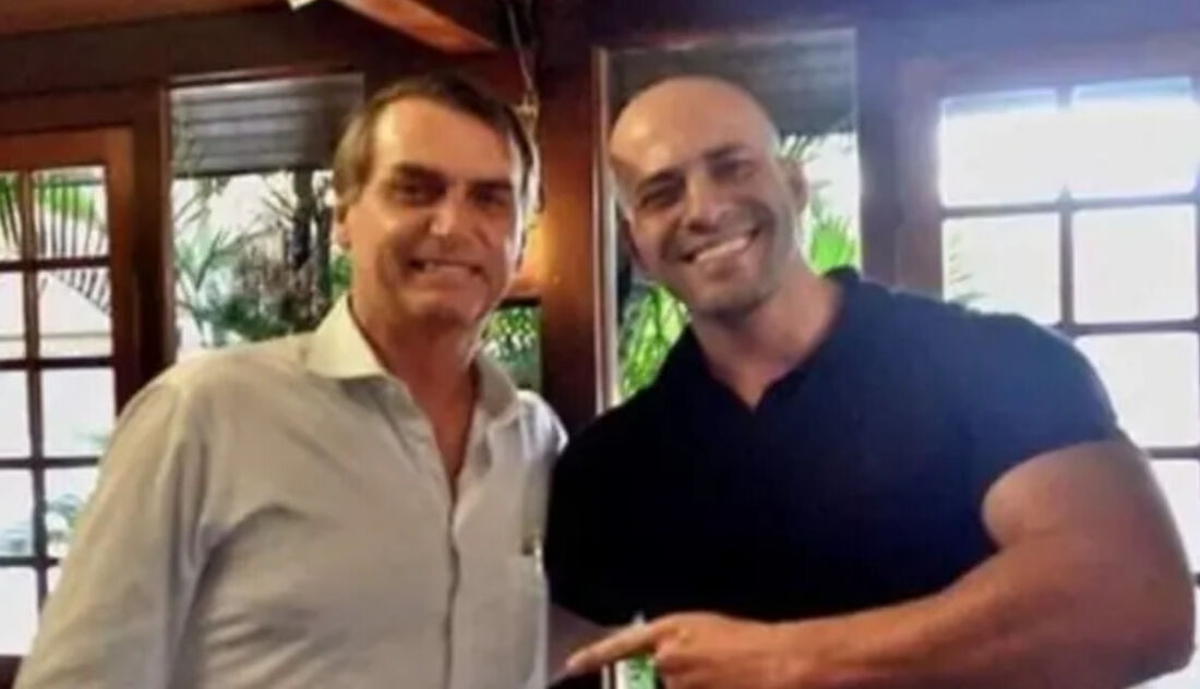 Presidente Jair Bolsonaro e o deputado Daniel Silveira (PSL). 