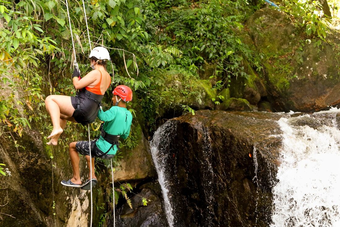 Várias atividades de aventura podem ser realizadas no Bonito Ecoparque