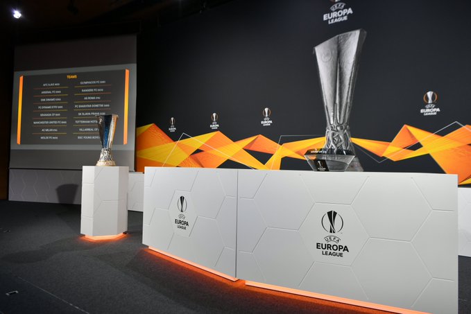 Sorteio das oitavas de final da Europa League aconteceu nesta sexta-feira (26)