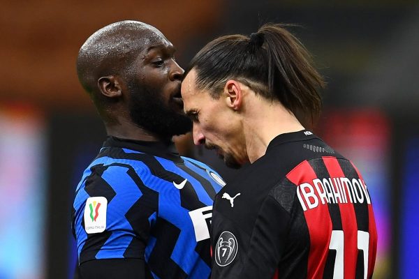 A briga entre Lukaku e Ibrahimovic ocorreu na última partida entre Inter e Milan, na Copa da Itália