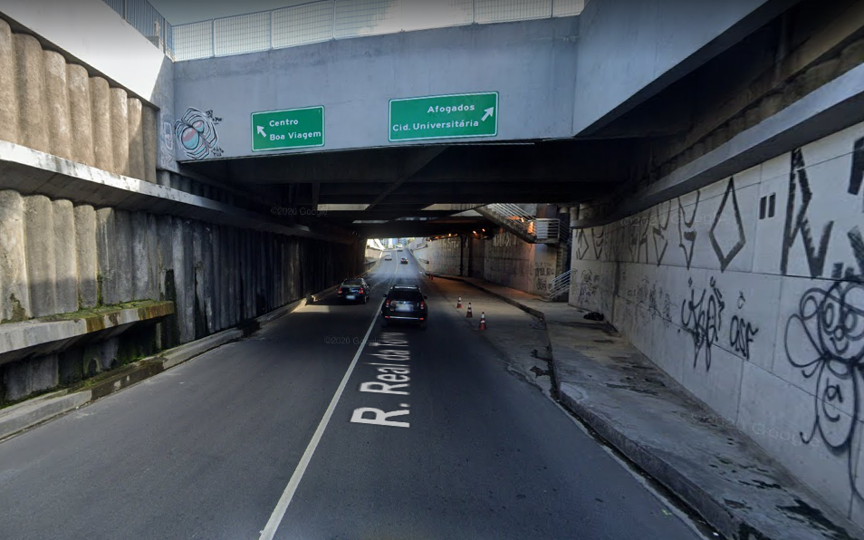 Túnel de Abolição, na Zona Oeste do Recife