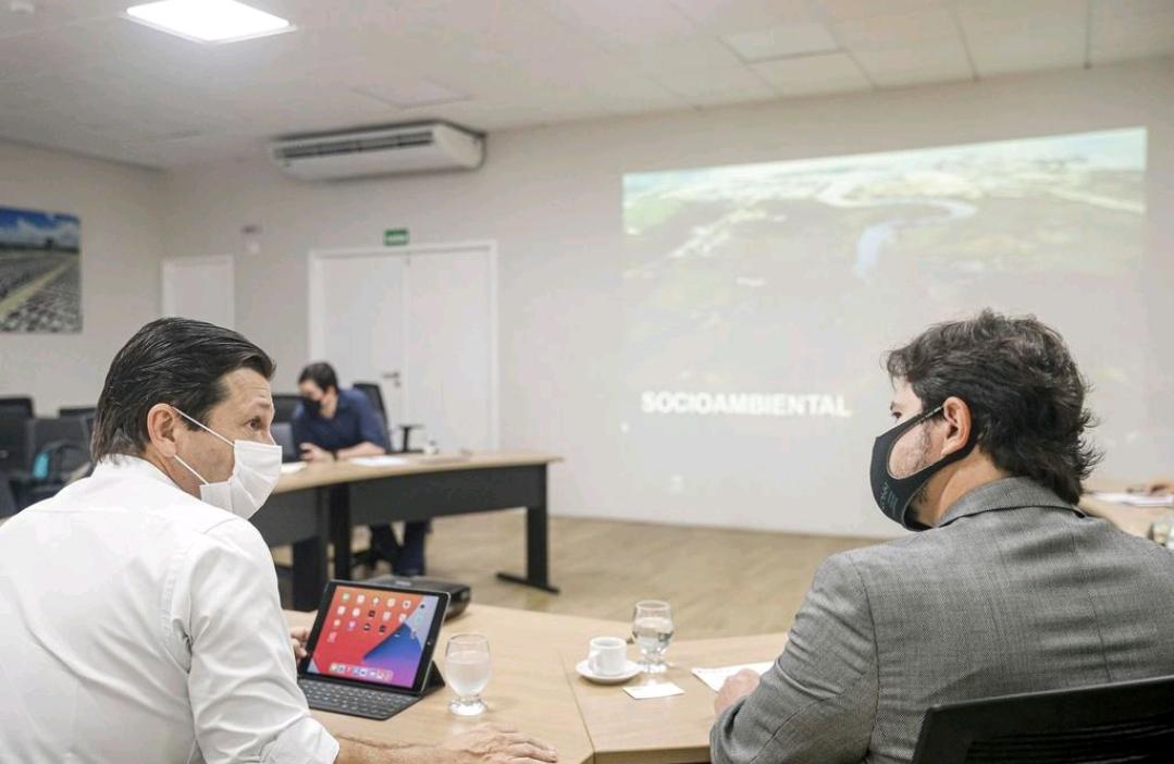 Encontro do secretário de Desenvolvimento Econômico do Estado, Geraldo Júlio, com representantes do ICLEI