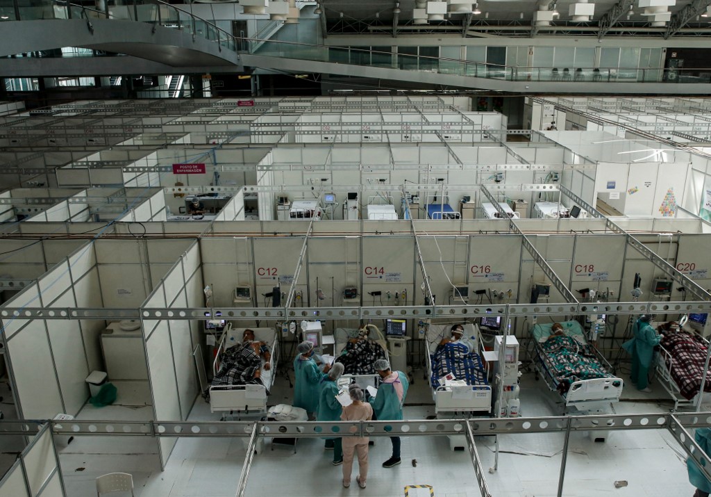 Hospital de campanha para Covid-19 em Belém, no Pará