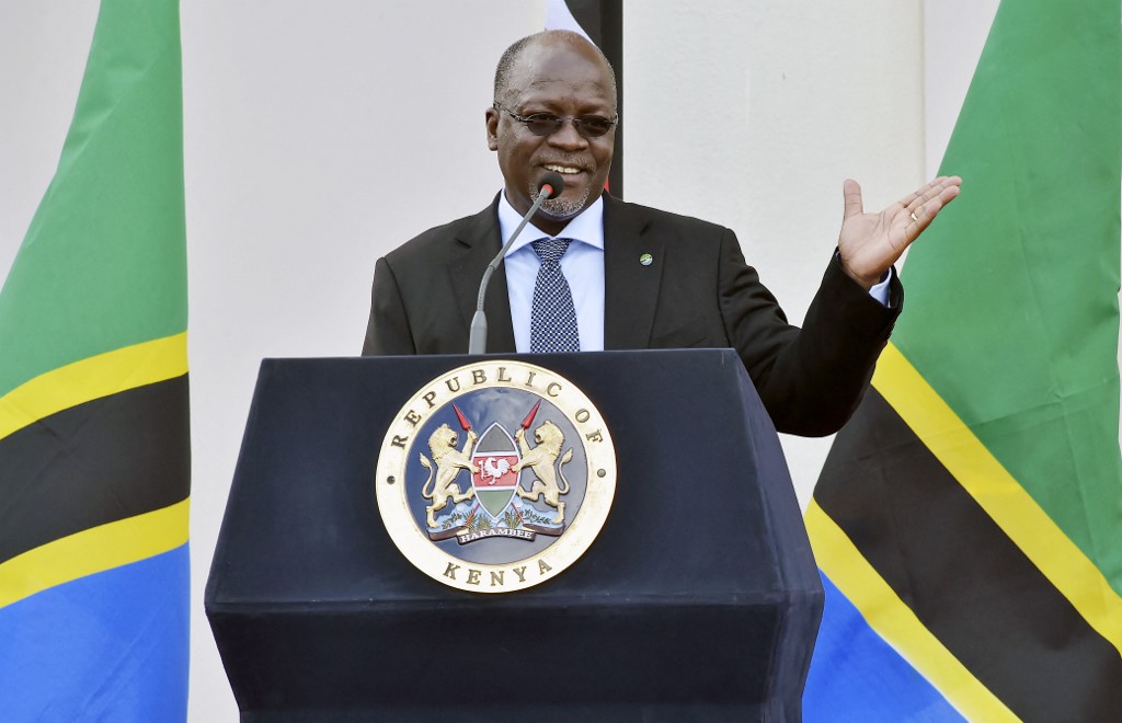 Presidente Magufuli, em 2016