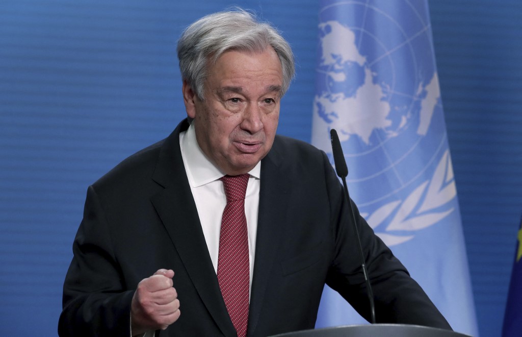 Secretário-geral da ONU, Antonio Guterres