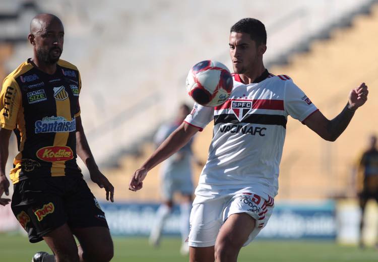 Tricolor paulista perdeu para o Novorizontino antes da paralisação do campeonato