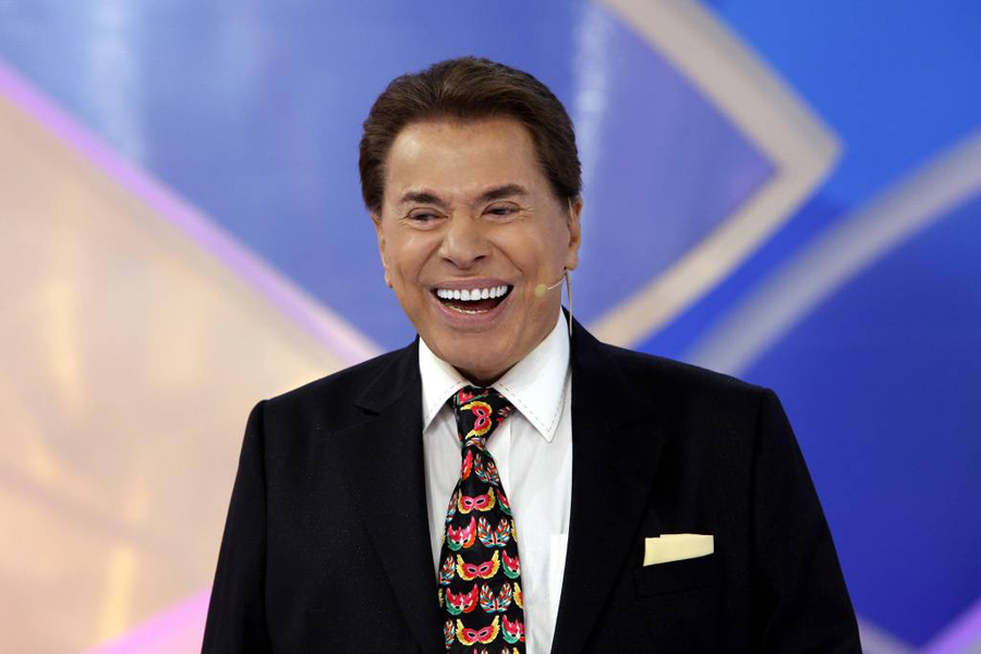 O apresentador Silvio Santos 