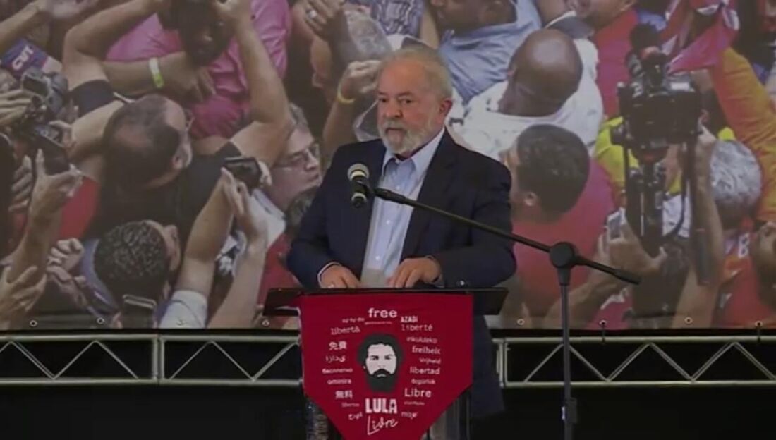 Lula na entrevista coletiva