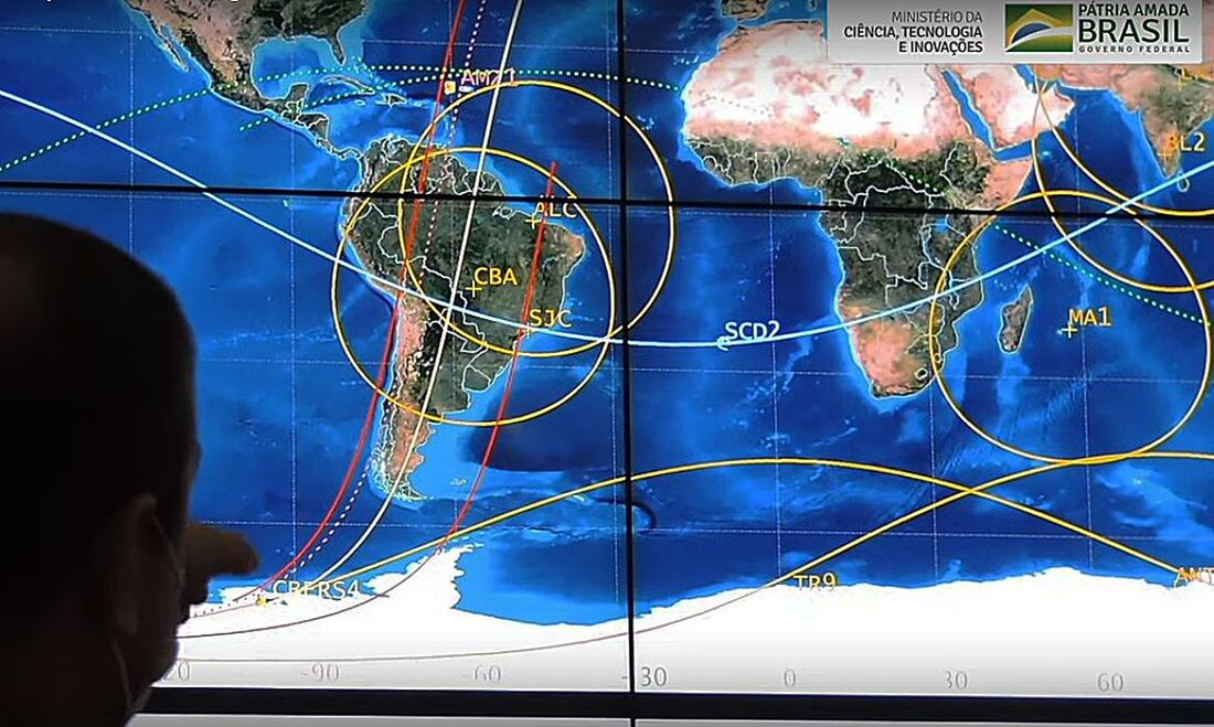 Primeiras imagens do satélite Amazônia 1