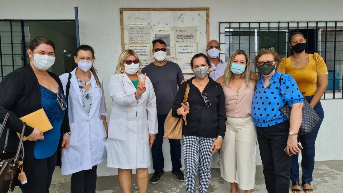 Inauguração de ambulatório para atender casos leves da Covid-19 no município do Paulista