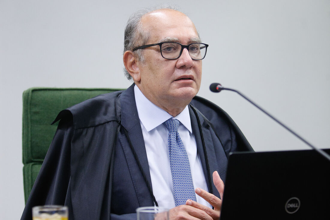 Ministro Gilmar Mendes durante julgamento da parcialidade de Moro