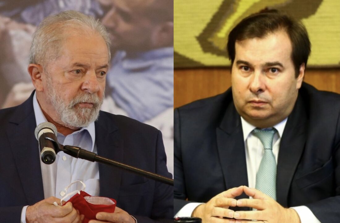 Lula e Rodrigo Maia