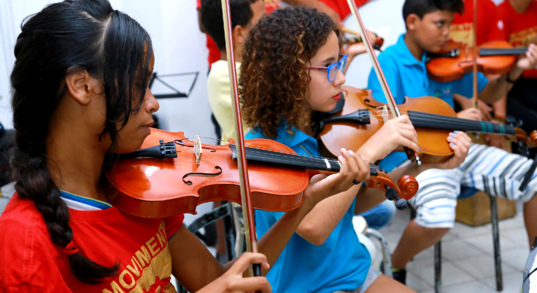 Serão ofertadas aulas de violino