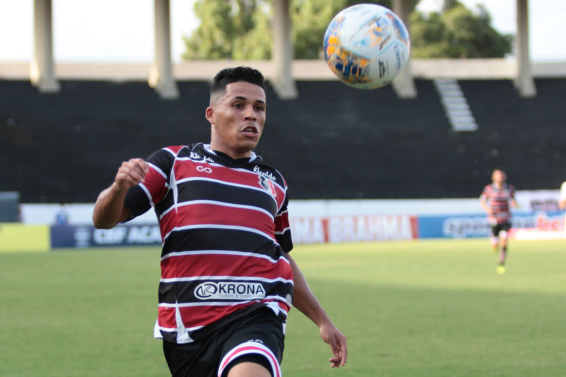 Augusto Potiguar na partida contra o ABC