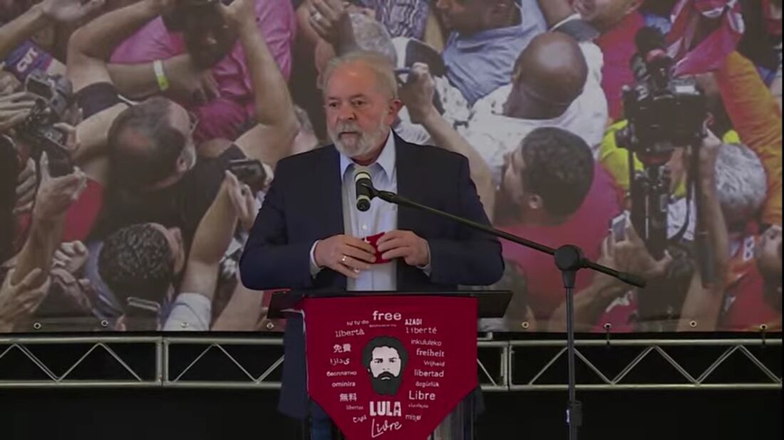 Lula na entrevista coletiva