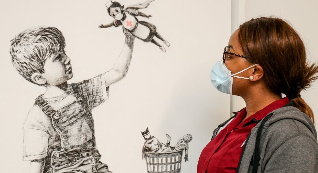 Desenho em preto e branco,