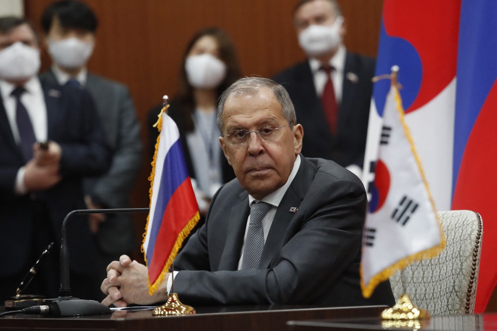 Chefe da diplomacia russa, Serguei Lavrov