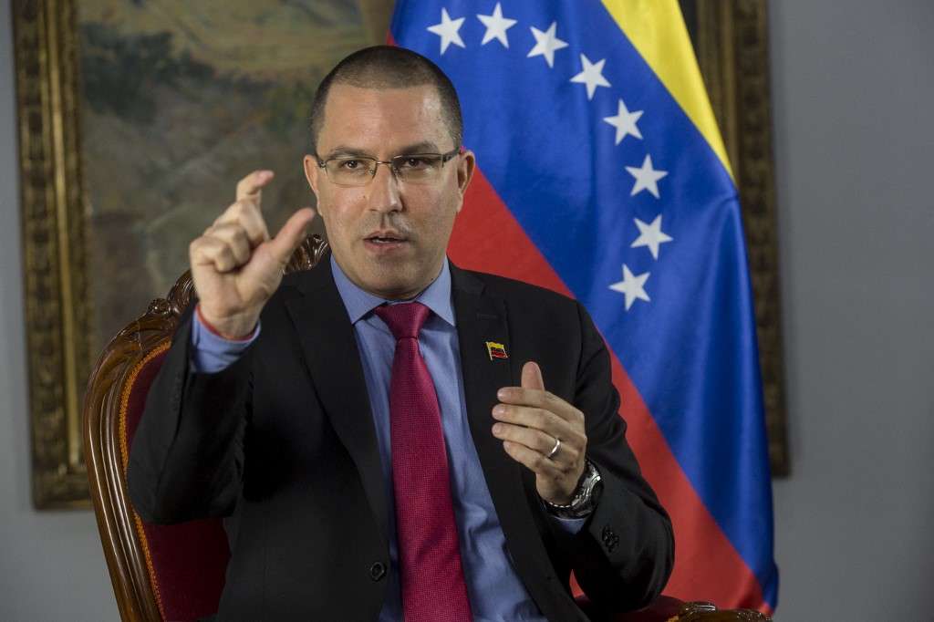 O ministro das Relações Exteriores venezuelano, Jorge Arreaza