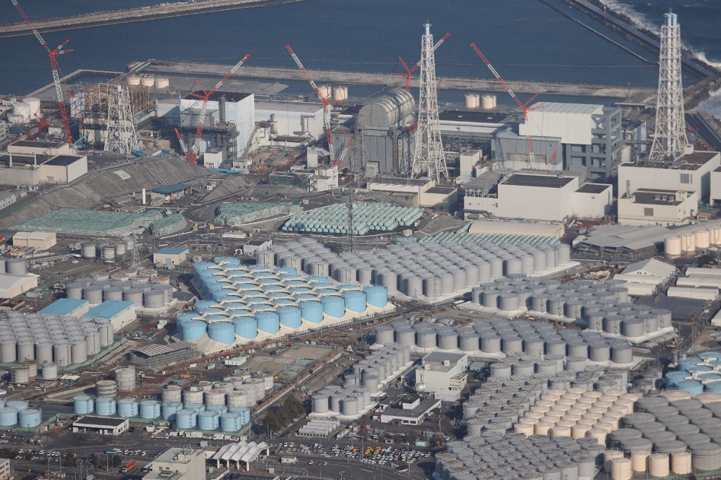 Vista aérea da Usina Nuclear Fukushima 