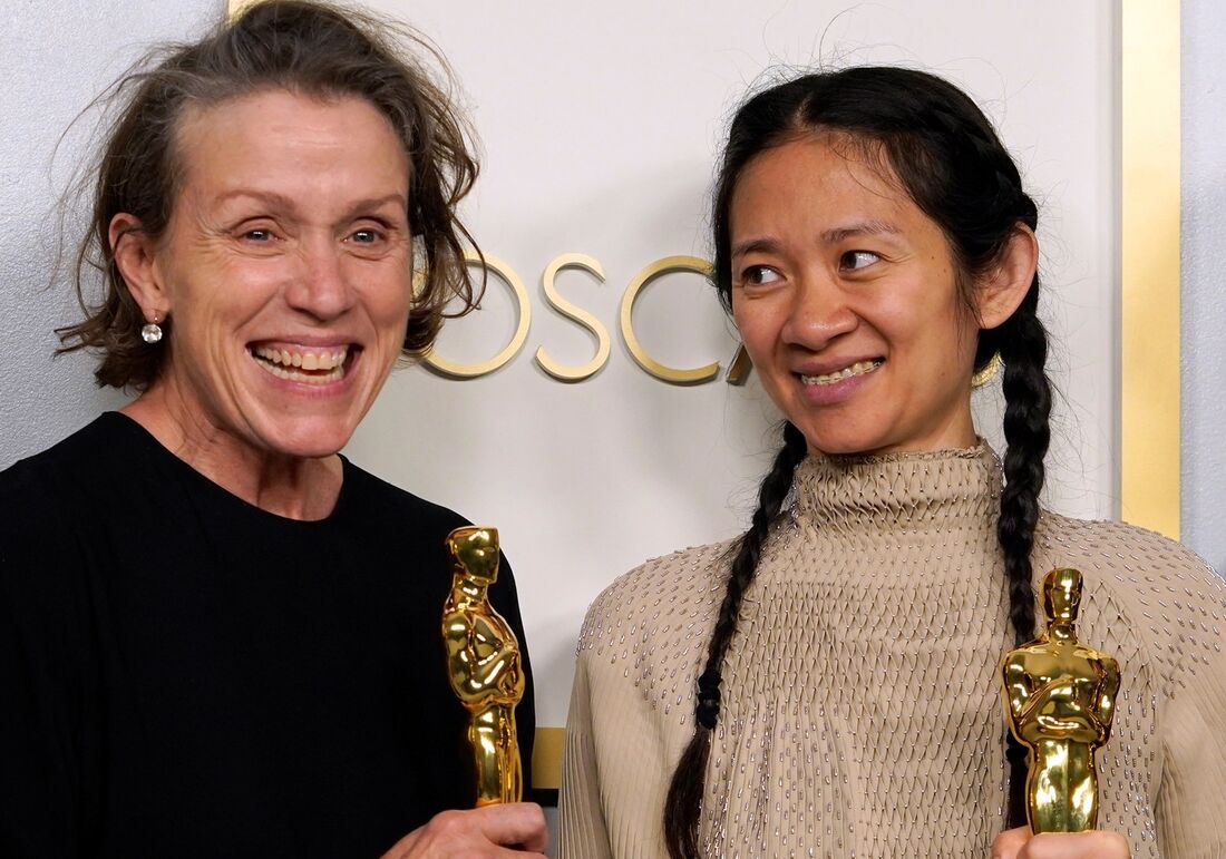 Frances McDormand e Chloe Zhao