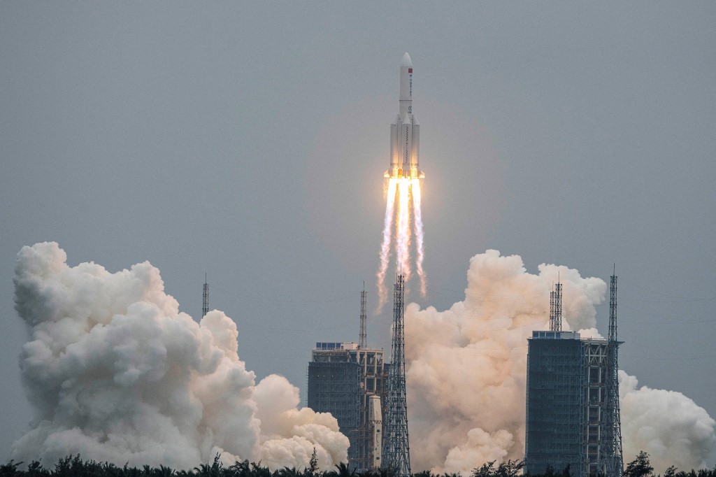 Lançamento da 1&ordm; estação espacial da China