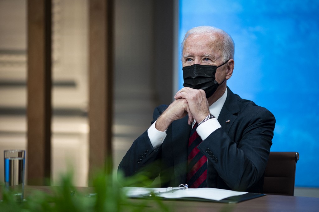 Presidente Joe Biden durante Cúpula de Líderes sobre o Clima