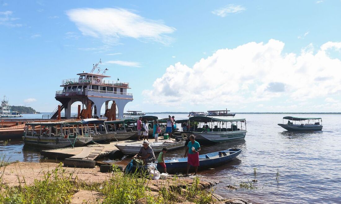 Porto do Rio Negro, em Manaus